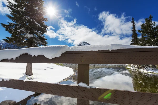 Glacier Park in winter — Stock Photo, Image