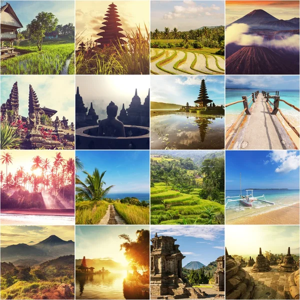 Indonesia collage — Stock Photo, Image