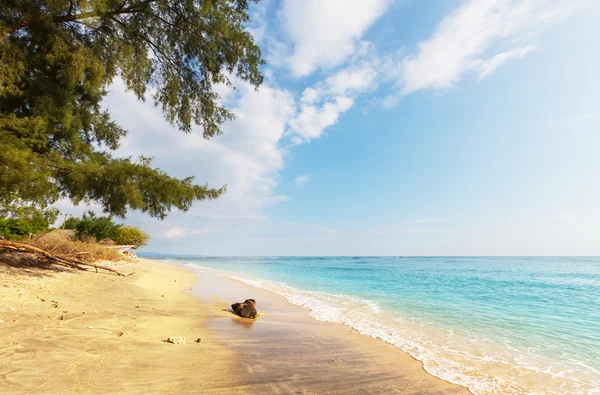 Pláž na gili — Stock fotografie