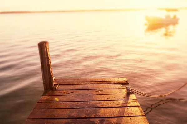 Boardwalk on  beach — Stock Photo, Image