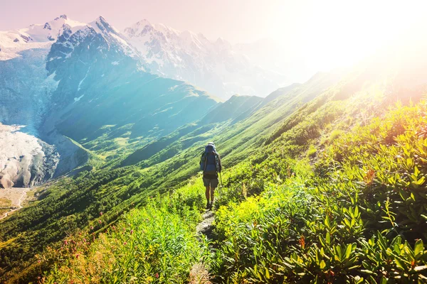 Wandelen in Georgië — Stockfoto