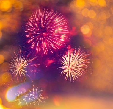 havai fişek arka plan