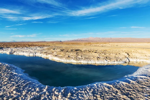 Salinas see in argentinien — Stockfoto