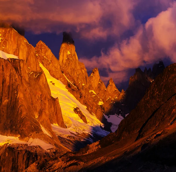 Cerro Torre na Argentina — Fotografia de Stock