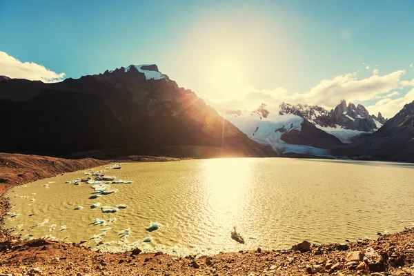 Cerro Torre v Argentině — Stock fotografie