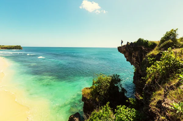Praia tropical em Bali — Fotografia de Stock