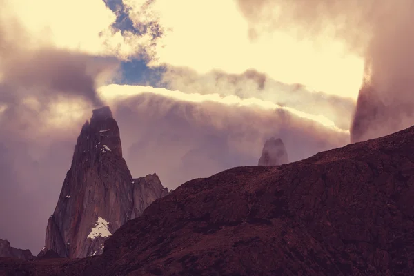 阿根廷的Cerro Fitz Roy — 图库照片
