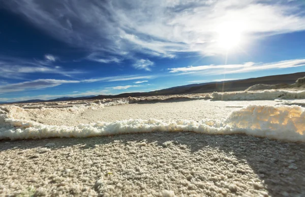 Salinas salt desert — Stock Photo, Image