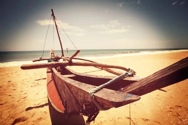 Fischerboot auf sri lanka — Stockfoto