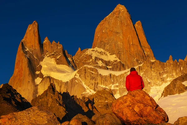 Cerro Fitz Roy en Argentina —  Fotos de Stock