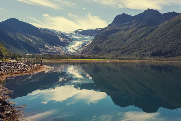 Norge fjord landskap — Stockfoto