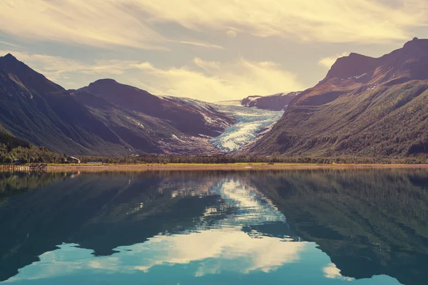 Noruega fiorde paisagens — Fotografia de Stock