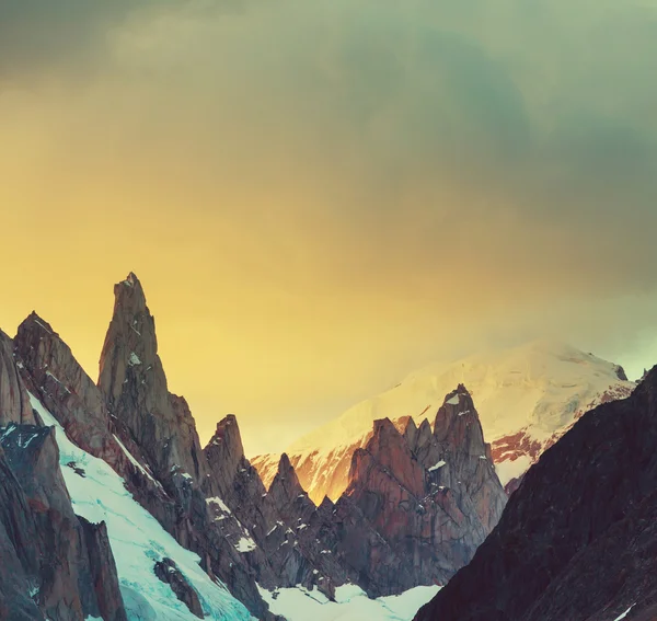 Montagna Cerro Torre in Argentina — Foto Stock