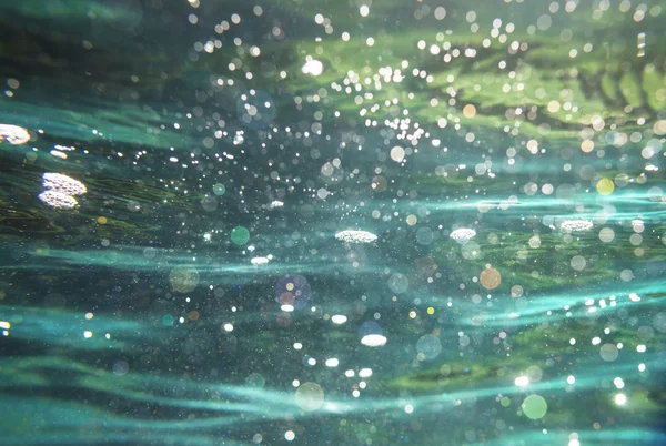 Мексиканский кенот под водой — стоковое фото