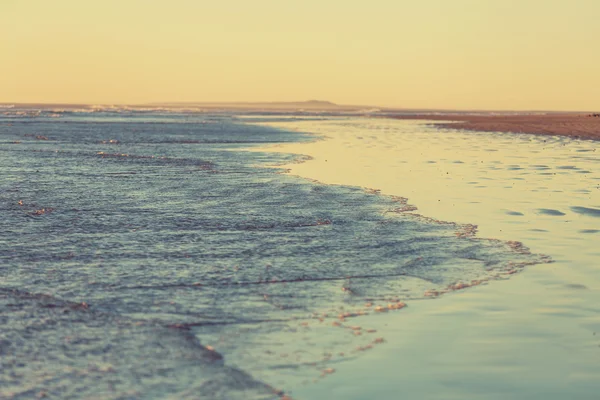 夕日海パノラマ — ストック写真