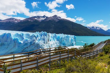 Perito Moreno glacier in Argentina clipart