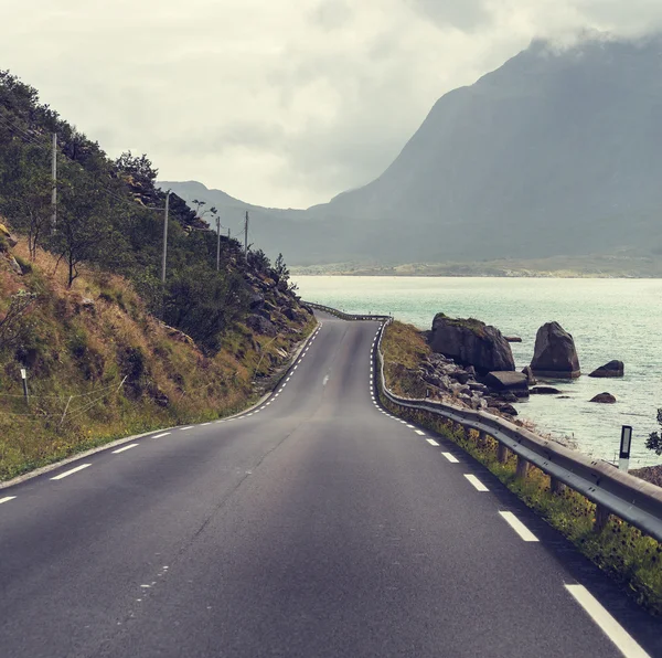 Road in Norway mountains — Stock Photo, Image