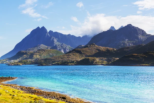 Norvegia fjord peisaje — Fotografie, imagine de stoc