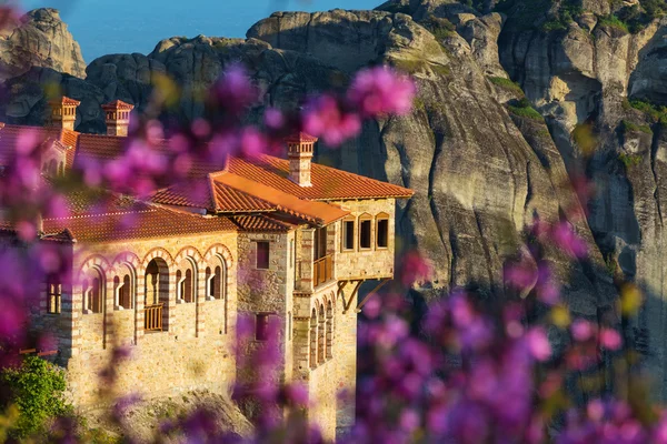 Meteoritické kláštery v řečtině. — Stock fotografie