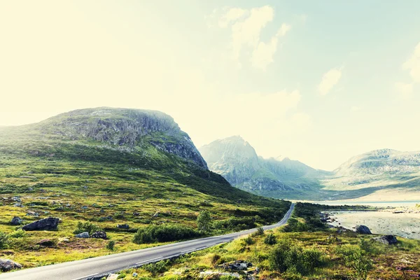 Горные пейзажи Норвегии — стоковое фото