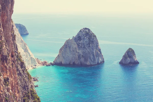 Bellissimo mare su Zante — Foto Stock