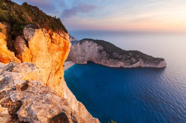 Güzel Zakynthos ada manzara