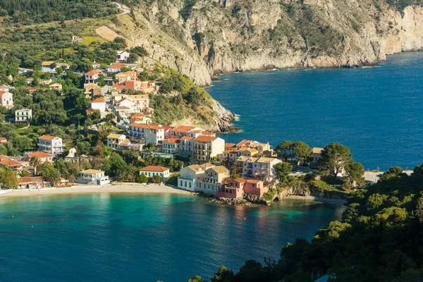 Vila de Assos na Grécia — Fotografia de Stock