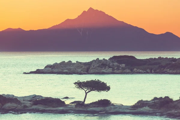 Klippiga kust i Grekland — Stockfoto