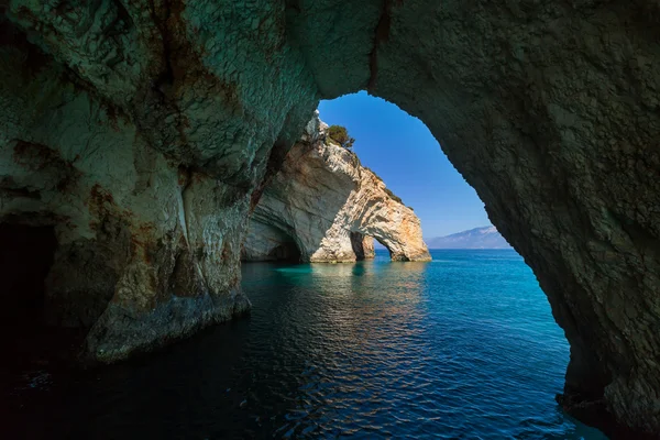 Zakynthos beautiful rocky coast Stock Picture