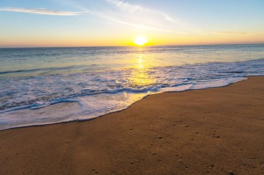 güzel deniz günbatımı