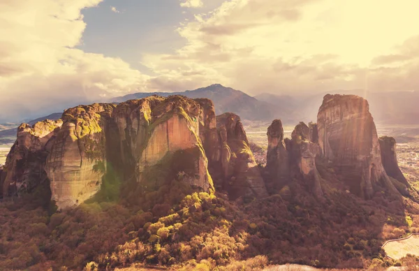 Meteora paisajes en Grecia — Foto de Stock