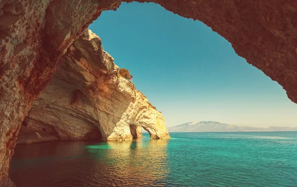 Zakynthos paisagens do mar — Fotografia de Stock