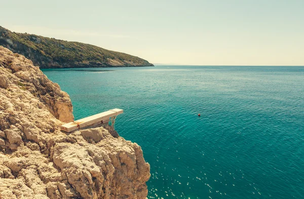 Superbe plage en Grèce — Photo