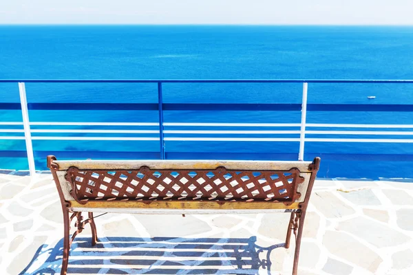 Bella terrazza del resort, Grecia — Foto Stock