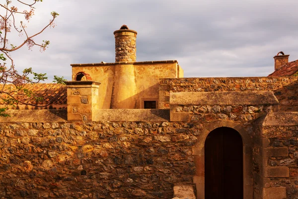 Monemvasia stare miasto w Grecji — Zdjęcie stockowe