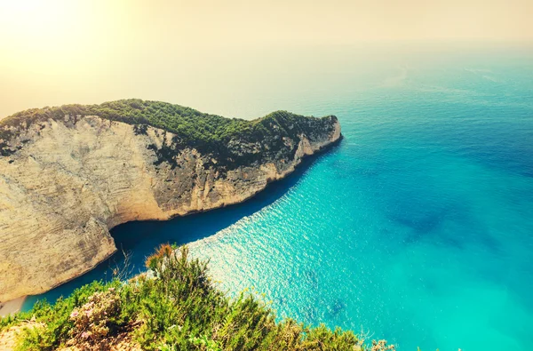 Bellissimi paesaggi marini in Grecia — Foto Stock