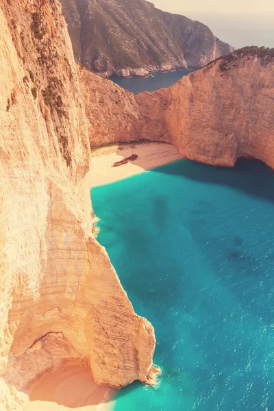Krásné moře krajiny v Řecku — Stock fotografie