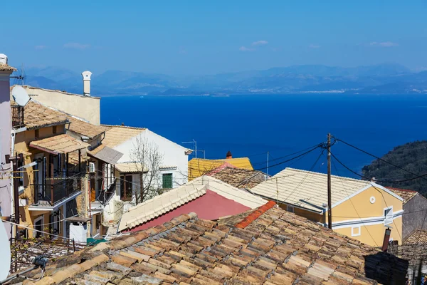 Korfu stad i Grekland — Stockfoto