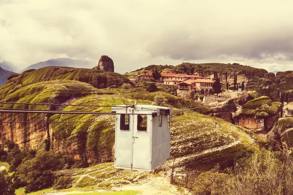 Meteora teleferik — Stok fotoğraf