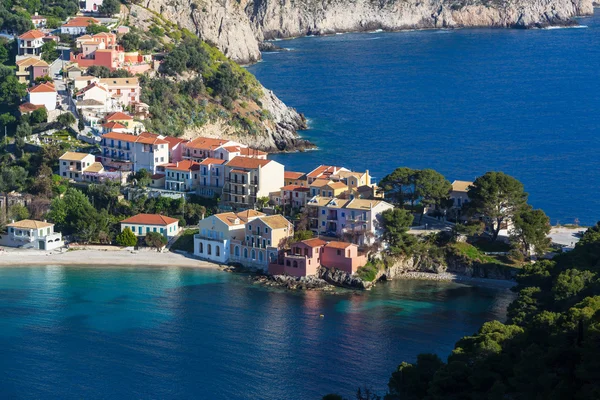 Assos village in Greece — Stock Photo, Image