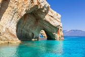 Картина, постер, плакат, фотообои "rocky coast on zakynthos, greece", артикул 73567807