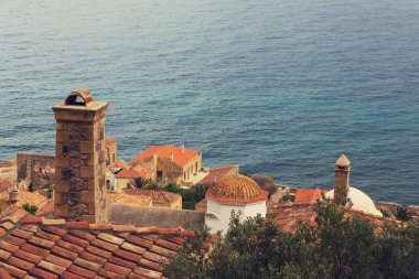 Monemvasia eski şehir, Yunanistan