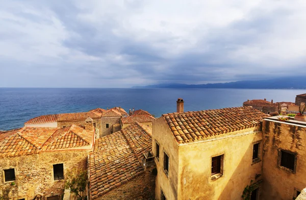 Monemvasia cidade na Grécia — Fotografia de Stock