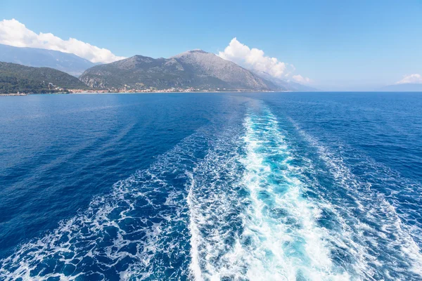 Bootsfahrt in Griechenland — Stockfoto