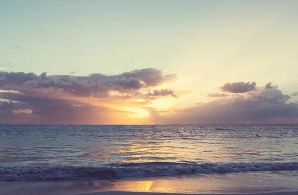 美しい海の夕日 — ストック写真