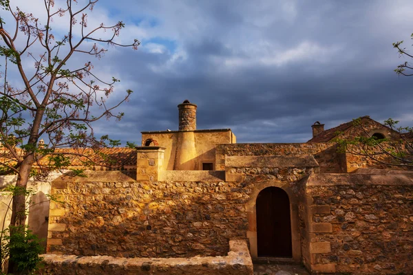 Ciudad de Monemvasia en Grecia — Foto de Stock