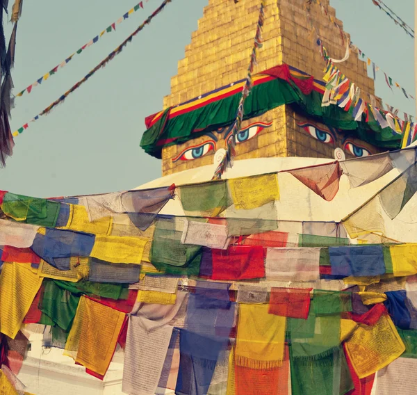 Буддийская ступа в Непале — стоковое фото