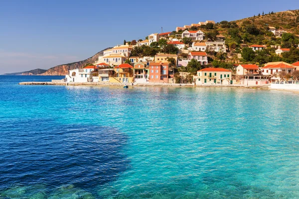 Pueblo de Assos en Grecia — Foto de Stock