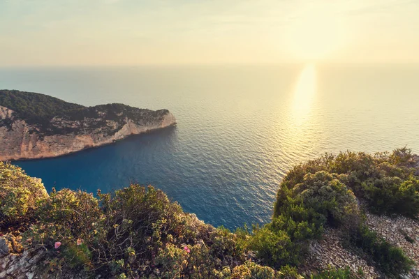 Spiaggia dell'isola di Zante — Foto Stock