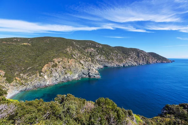 Hermosa costa en Grecia — Foto de Stock